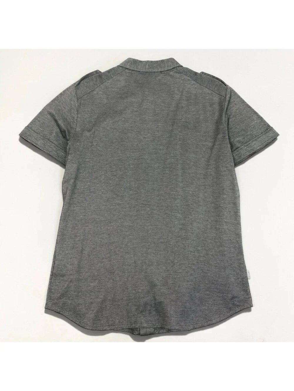 Gucci Sherry Line Short Sleeve Shirt Polo Gray Cotton XL